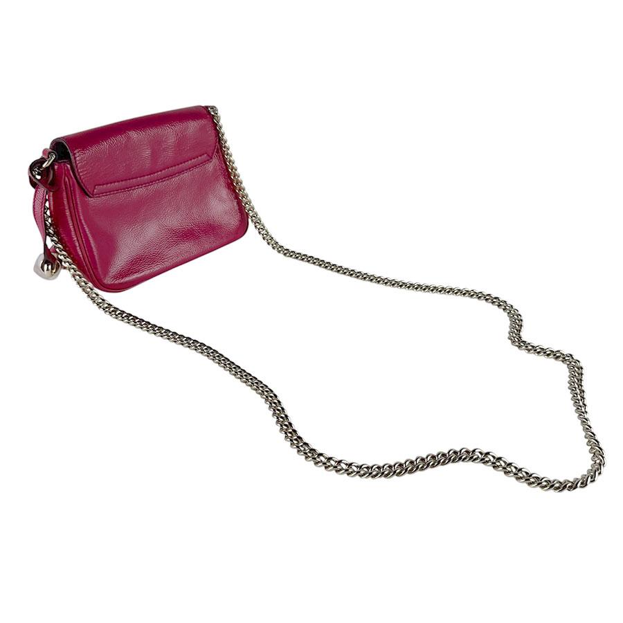 GUCCI（グッチ） ショルダーバッグ パテントレザー ピンク系