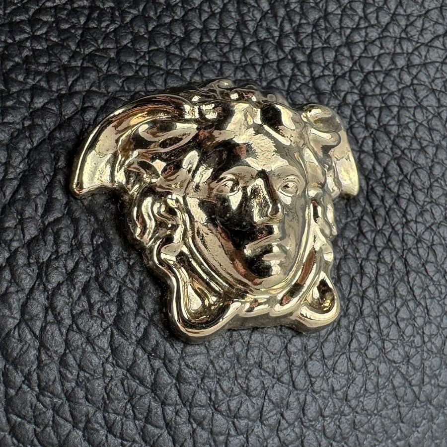 ヴェルサーチ VERSACE クラッチバッグ メデューサ レザー ブラック