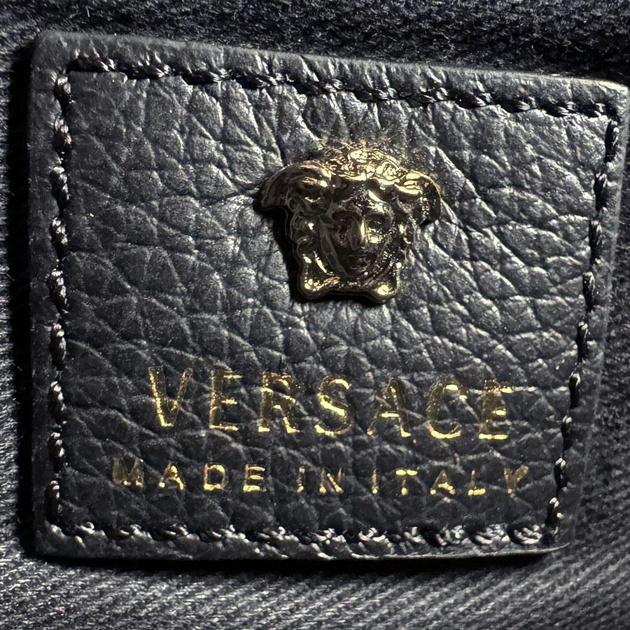 ヴェルサーチ VERSACE クラッチバッグ メデューサ レザー ブラック