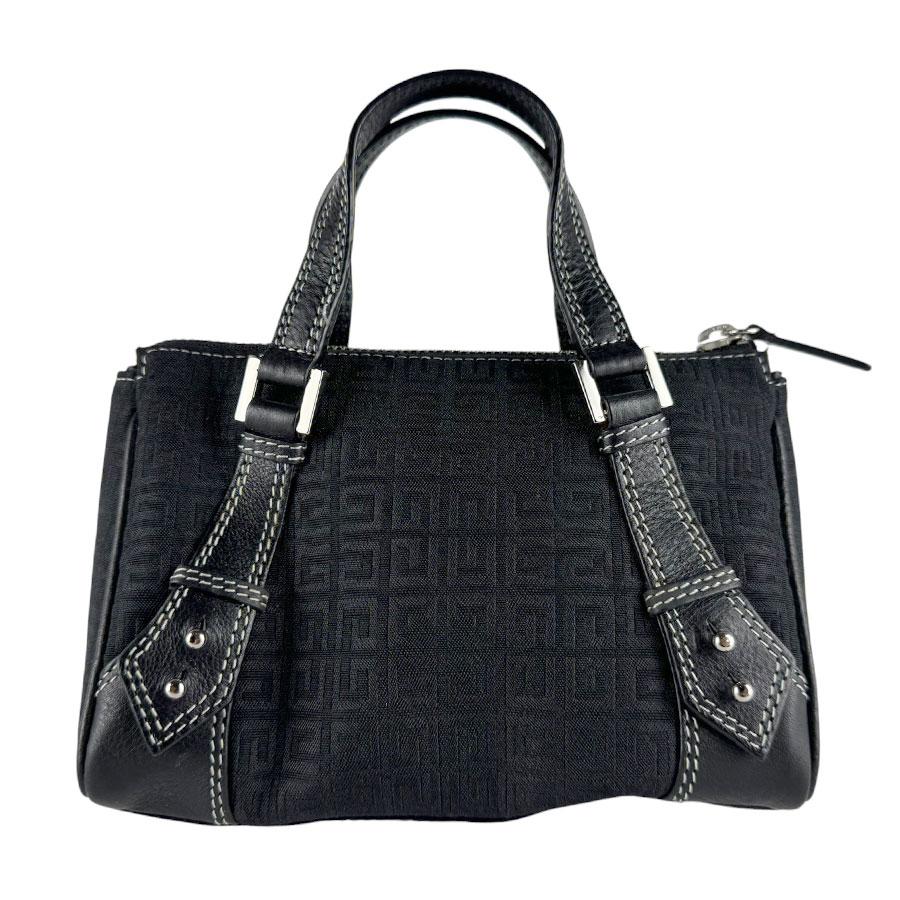 ジバンシイ バッグ ジバンシィ GIVENCHY ハンドバッグ キャンバス/レザー ブラック