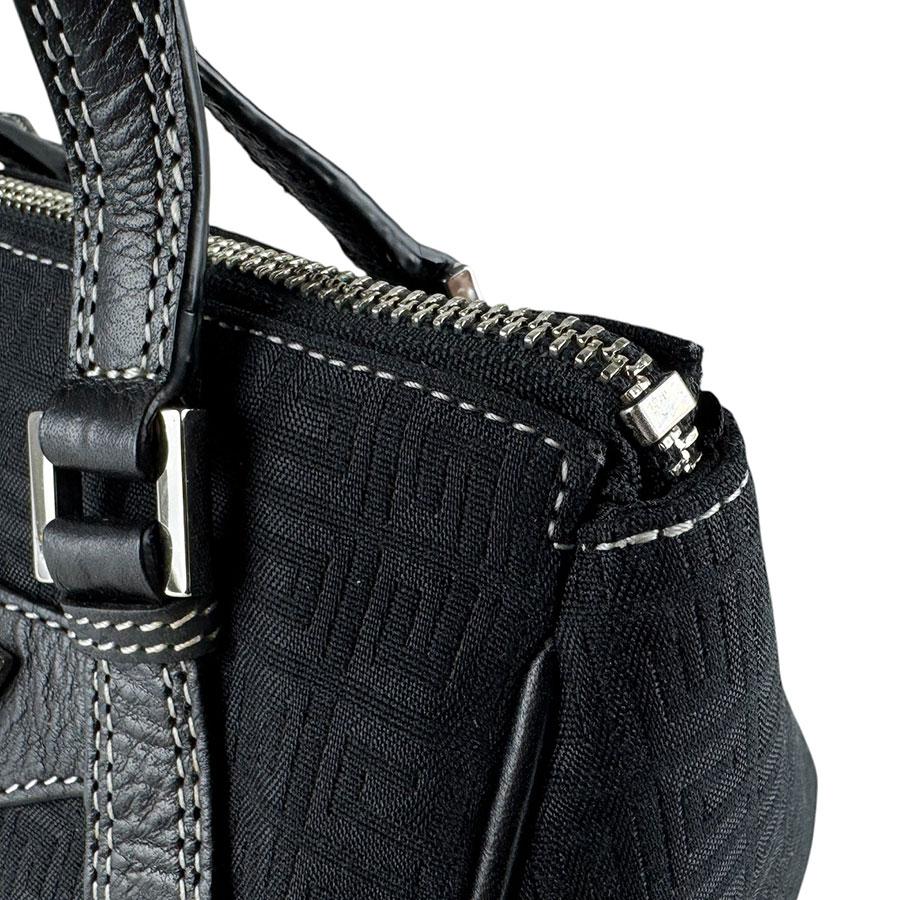 ジバンシィ GIVENCHY ハンドバッグ キャンバス/レザー ブラック