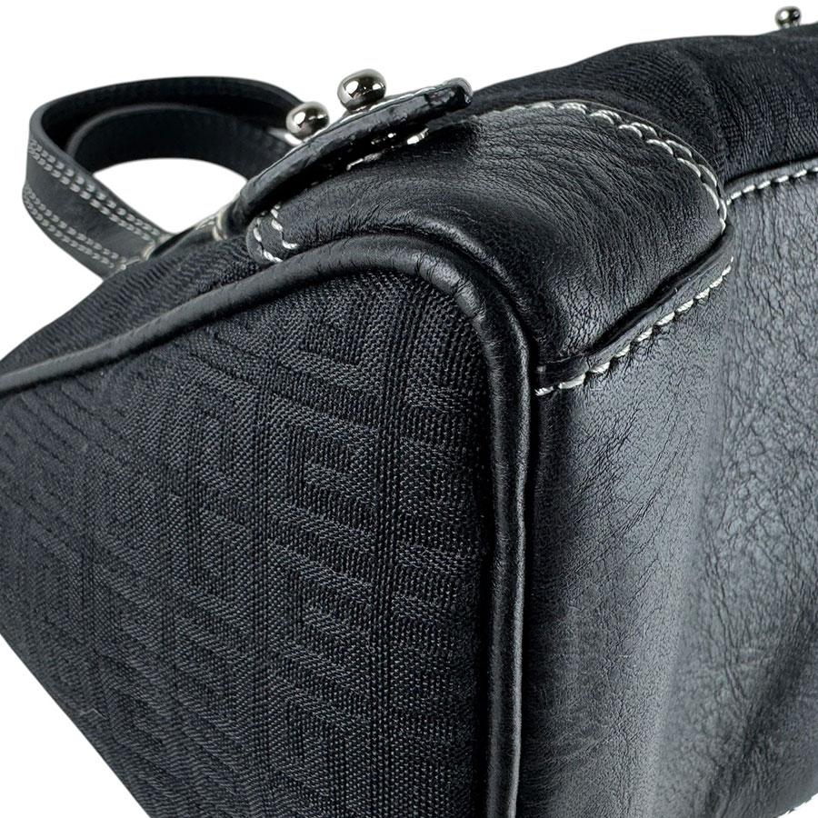 ジバンシィ GIVENCHY ハンドバッグ キャンバス/レザー ブラック