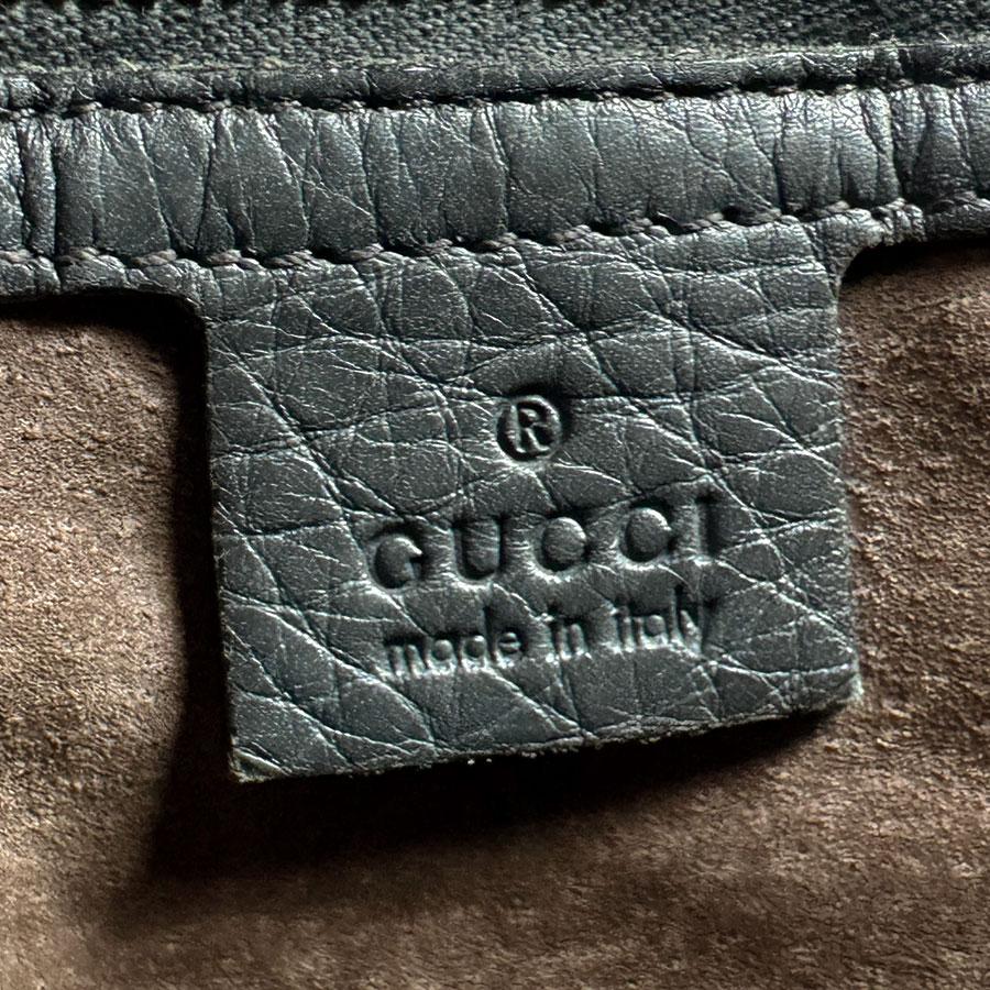 GUCCI（グッチ） 斜め掛けショルダーバッグ レザー ダークグレー