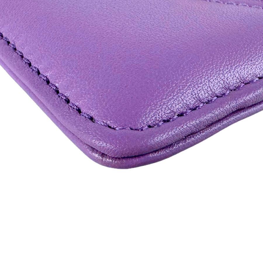 BVLGARI（ブルガリ） カードケース セルペンティ レザー パープル