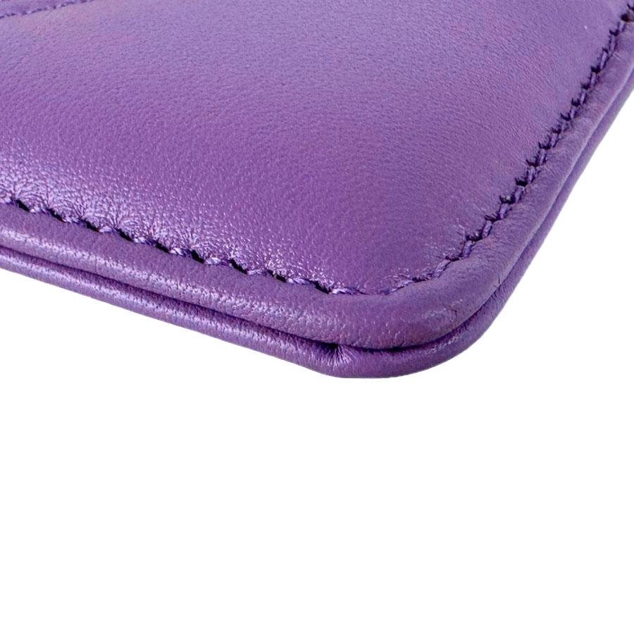 BVLGARI（ブルガリ） カードケース セルペンティ レザー パープル