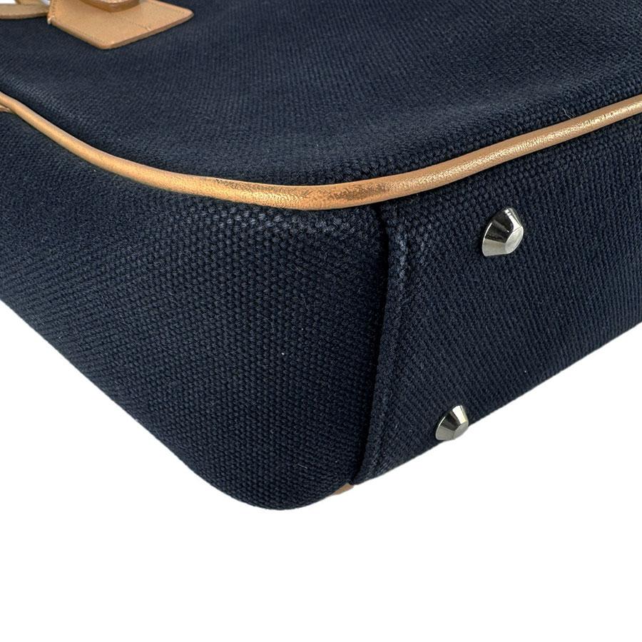 BURBERRY（バーバリー） ハンドバッグ キャンバス/レザー ブラック