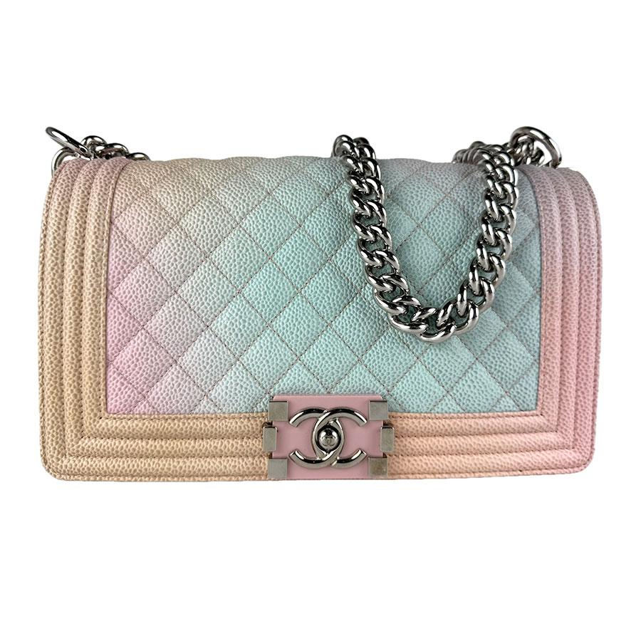 美品 CHANEL シャネル ボーイシャネル キャビア ショルダーバッグ CHANEL（シャネル） ショルダーバッグ ボーイシャネル キャビアスキン