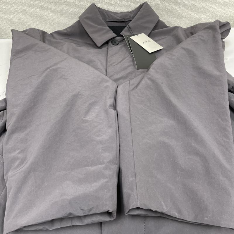 エイトン ASAKO NYLON バルマカーン コート ロング ステンカラー