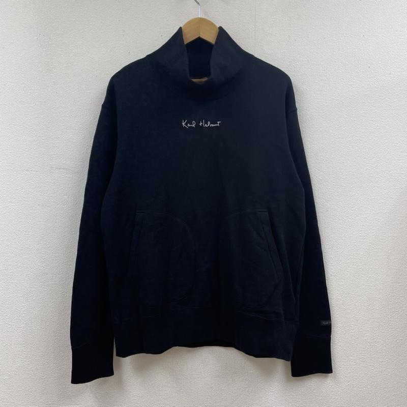 カールヘルム ロゴ プリント スウェット モックネック トレーナー 長袖 