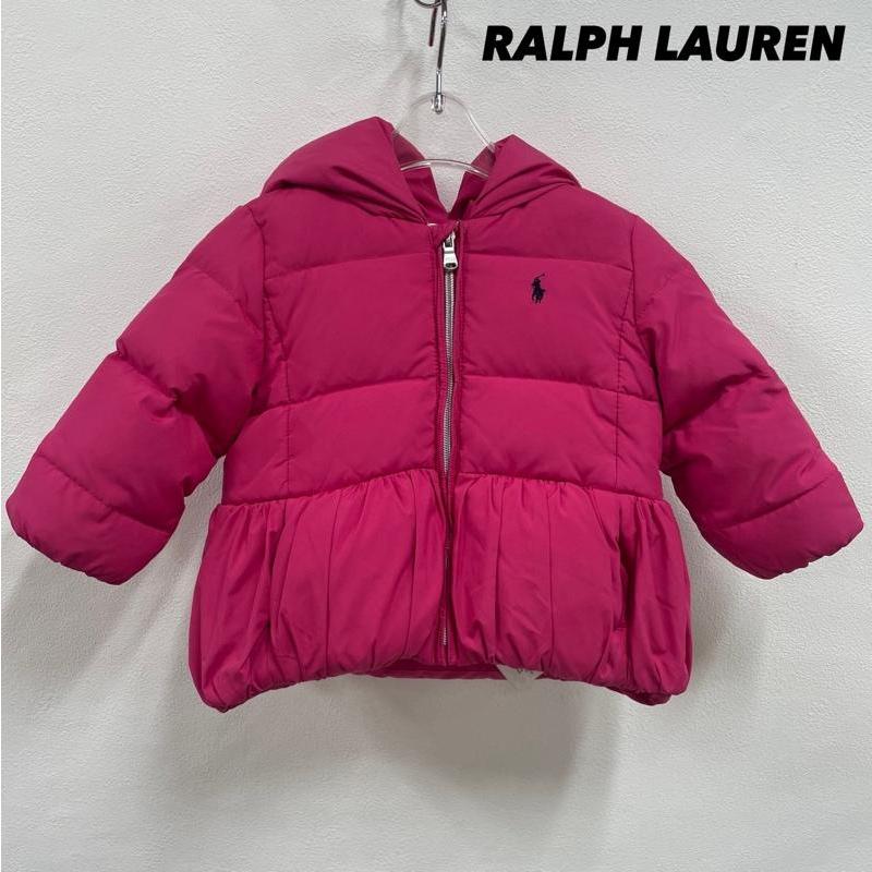 ラルフローレン キッズ ジップアップ フーデッド ダウンジャケット