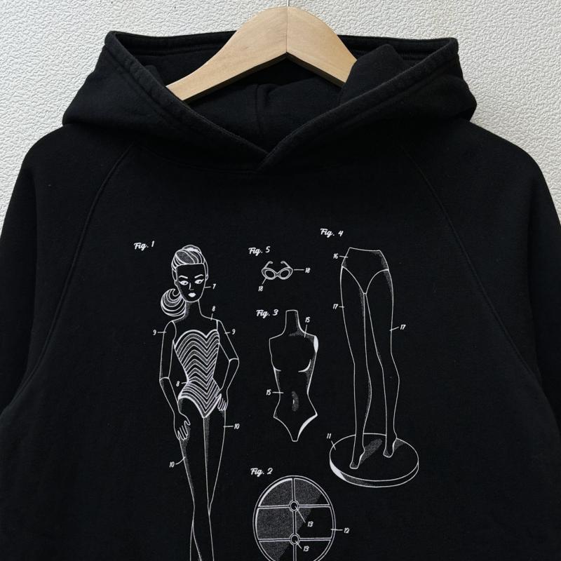 キス Barbie Hoodie Dress バービー コラボ フーディ プルオーバー ロング丈 スウェット - 50114801 50114801の画像