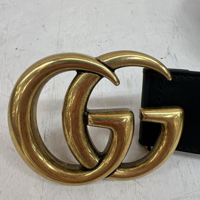 GUCCI（グッチ） ダブルGバックル レザーベルト 400593 - 50124641