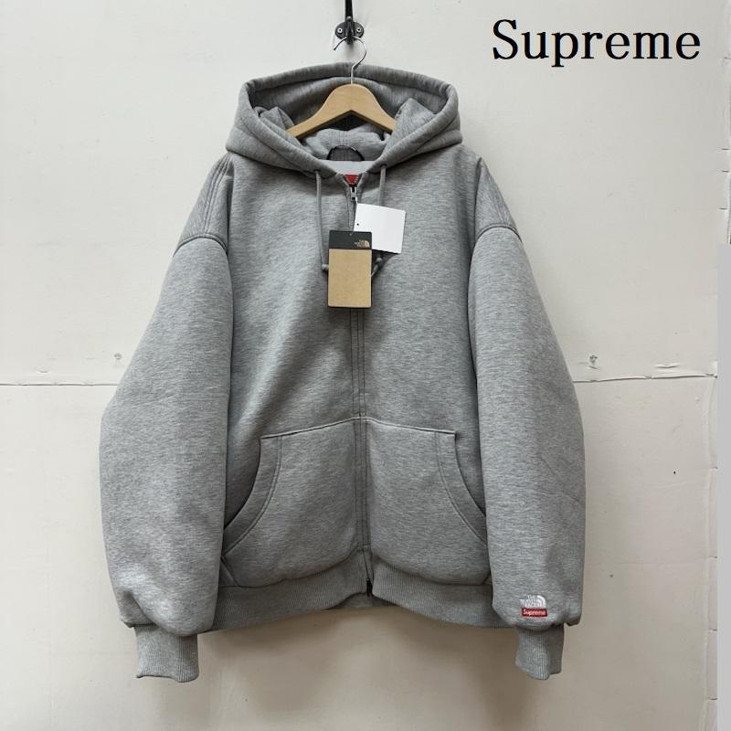 シュプリーム 24AW THE NORTH FACE Down Zip Up Hooded Sweatshirt