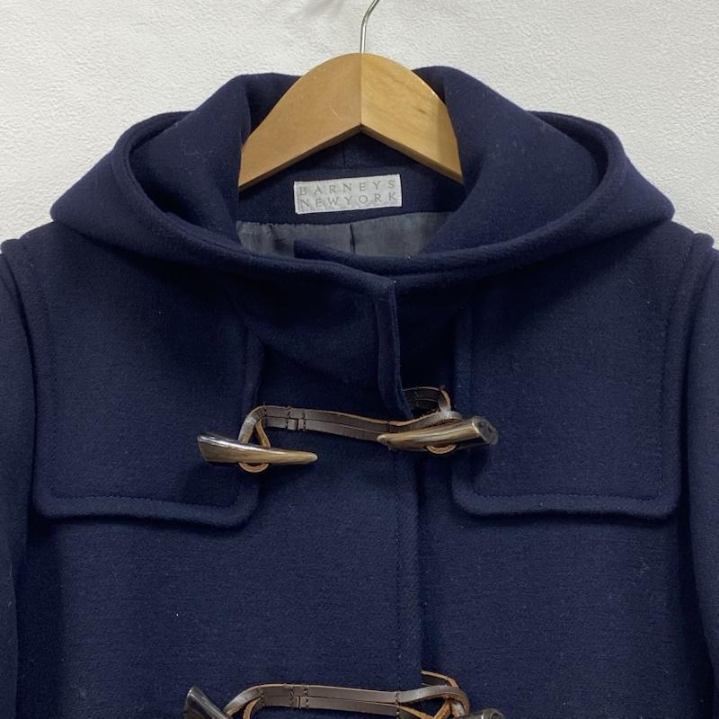 美品バーニーズニューヨーク　ウール&カシミア製ネイビーのピーコート 美品】バーニーズニューヨーク ウール&カシミア製ネイビーのピーコート