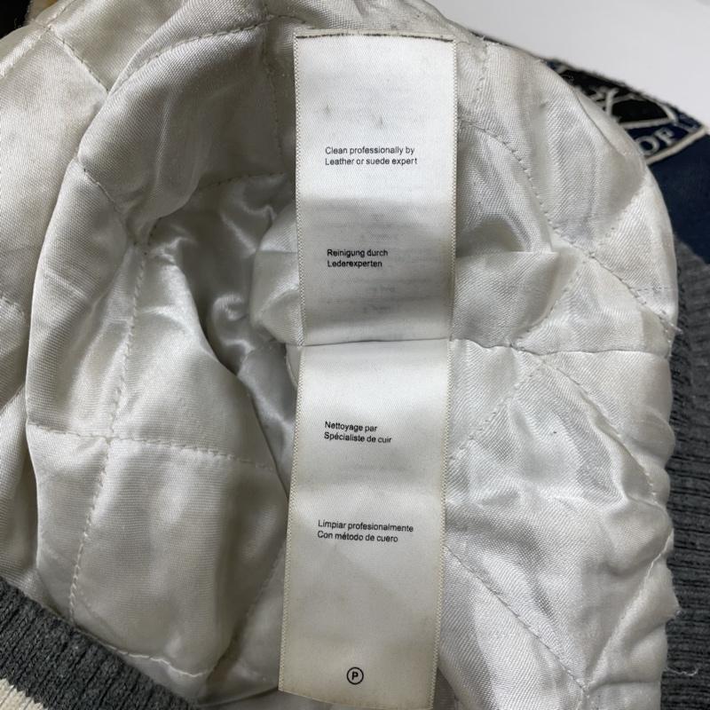 エコーアンリミテッド 袖 レザー スタジャン スタジアムジャンパー