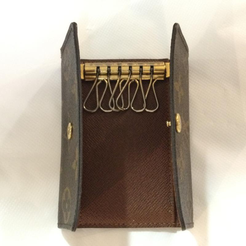 Louis Vuitton レザーキーケース（イニシャル入り） ルイヴィトン モノグラム 6連 キーケース イニシャル入り - 50125891
