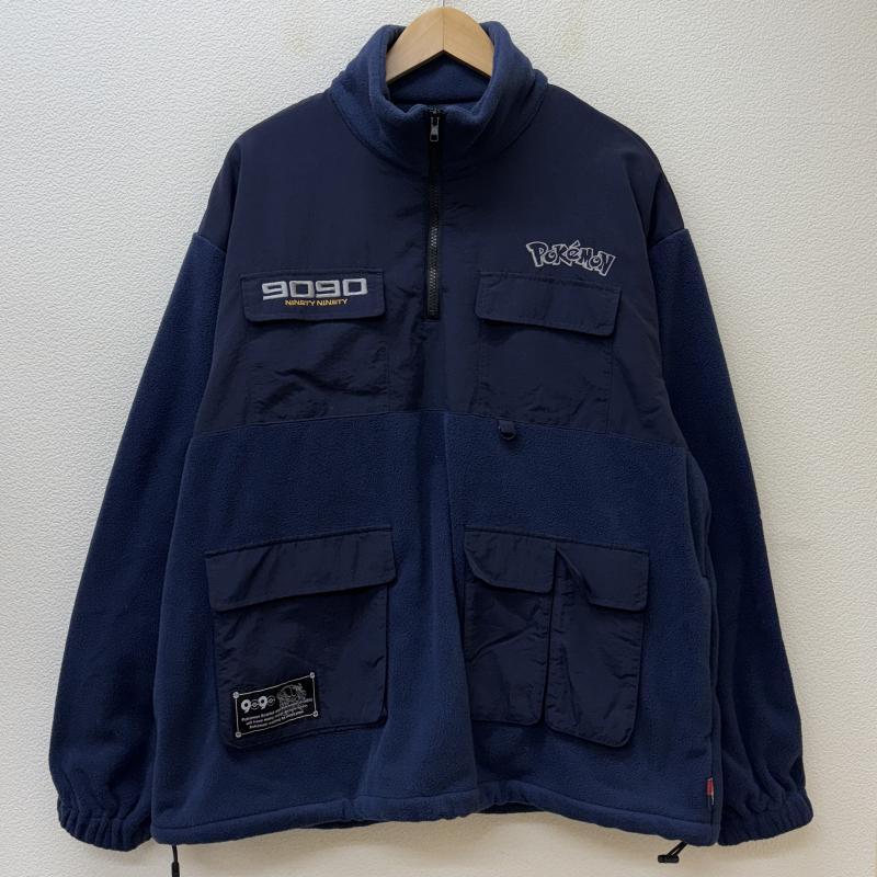 古着 9090 NN1384 POKEMON ポケモン コラボ ハーフジップ プルオーバー