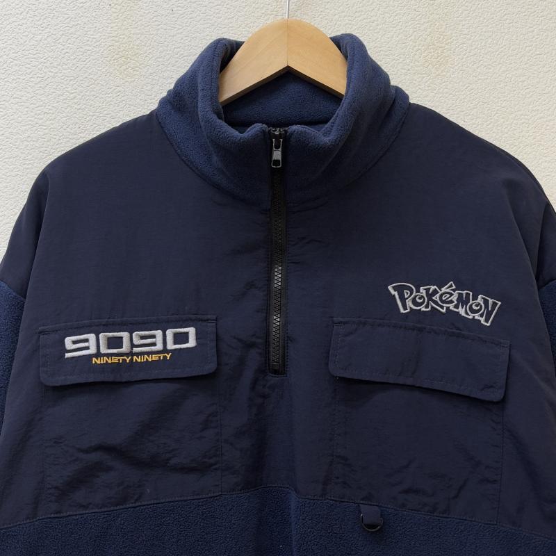 古着 9090 NN1384 POKEMON ポケモン コラボ ハーフジップ プルオーバー