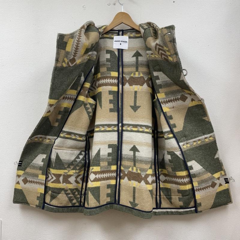 古着 FRONT STREET 8 ダッフル コート ジャケット アステカ オルテガ