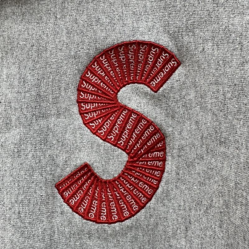 シュプリーム 20AW S Logo Hooded Sweatshirt ロゴ ワッペン