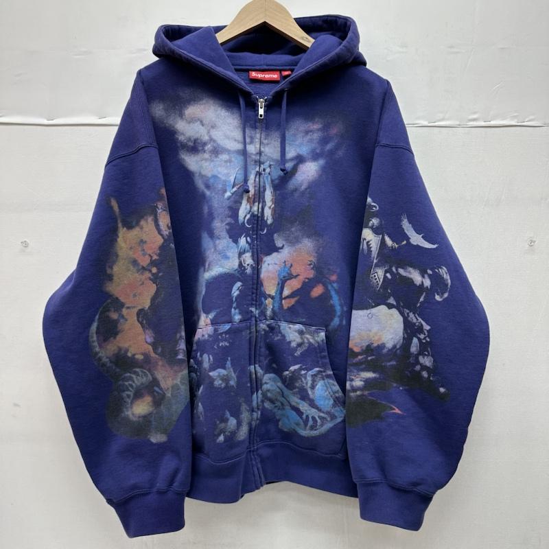 シュプリーム 24AW Frank Frazetta Zip Up Hooded Sweatshirt プリント