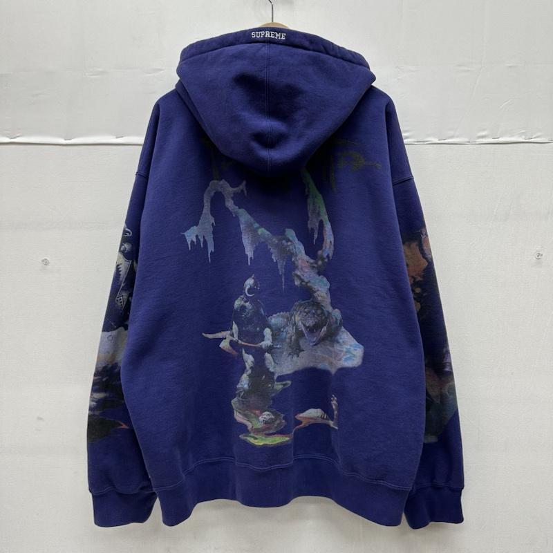 シュプリーム 24AW Frank Frazetta Zip Up Hooded Sweatshirt プリント