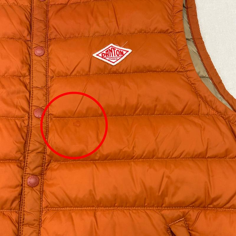 DANTON ダントン INNER DOWN VEST JD-8750 ダントン INNER DOWN VEST インナー ダウン ベスト JD-8752 40