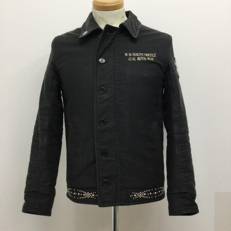 ワコマリア WACKO MARIA N-1 襟レザー スタッズ ボアライニング ジップ