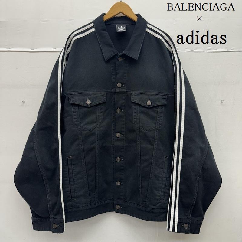 バレンシアガ 23ss adidas クラッシュ ユーズド 加工 サイド ライン