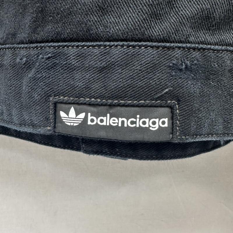 バレンシアガ 23ss adidas クラッシュ ユーズド 加工 サイド ライン
