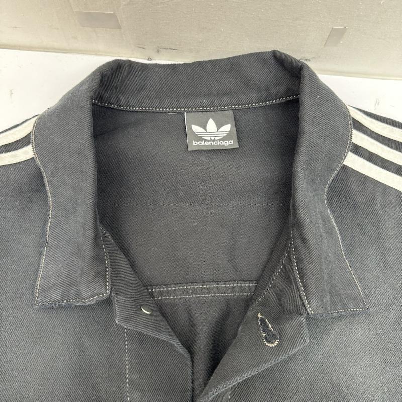 バレンシアガ 23ss adidas クラッシュ ユーズド 加工 サイド ライン