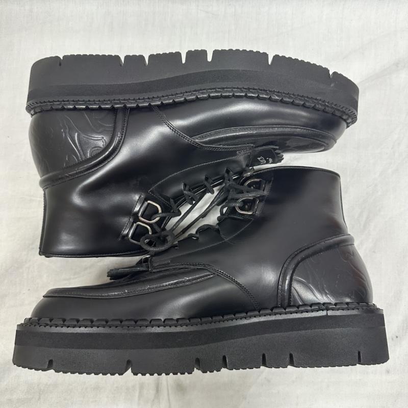 【中古】A BATHING APE レザーサイドゴアブーツ 6 ブラック アベイシングエイプ[10][240010487312] A BATHING APE（アベイシングエイプ） BBK BO FTCBB1M F BAPE BLACK