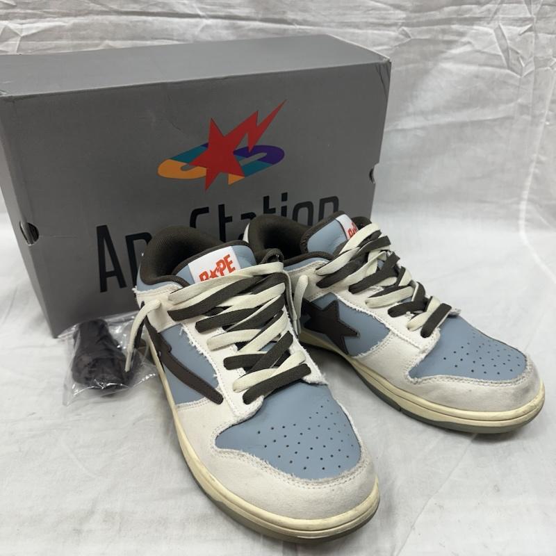 A BATHING APE アベイシングエイプ INDIG APESTATION BLUE BAPESTA ベイプスタ エイプスタ- カスタム ...