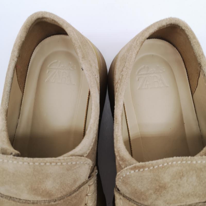 ZARA × Clarks ローファー クラークス ZARA ワラビー スエード ローファー 26.5cm 50136541