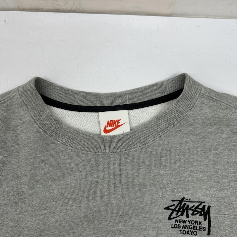 ステューシー 21SS NIKE International Crewneck Sweatshirt ロゴ 刺繍