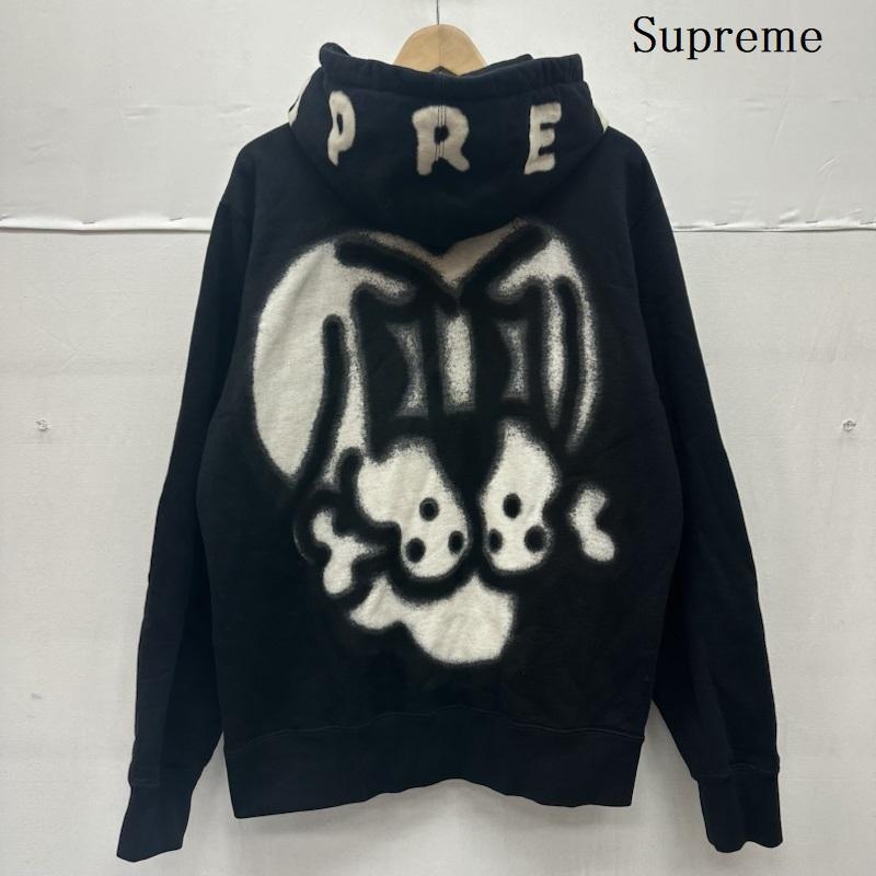 シュプリーム 18AW Bone Zip Up Sweatshirt バック プリント ジップ