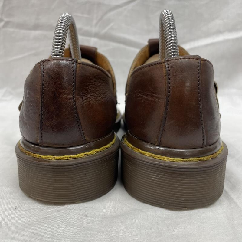 ドクターマーチン 英国製 モンクストラップ シューズ レザー ブラウン