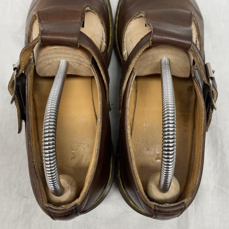 ドクターマーチン 英国製 モンクストラップ シューズ レザー ブラウン