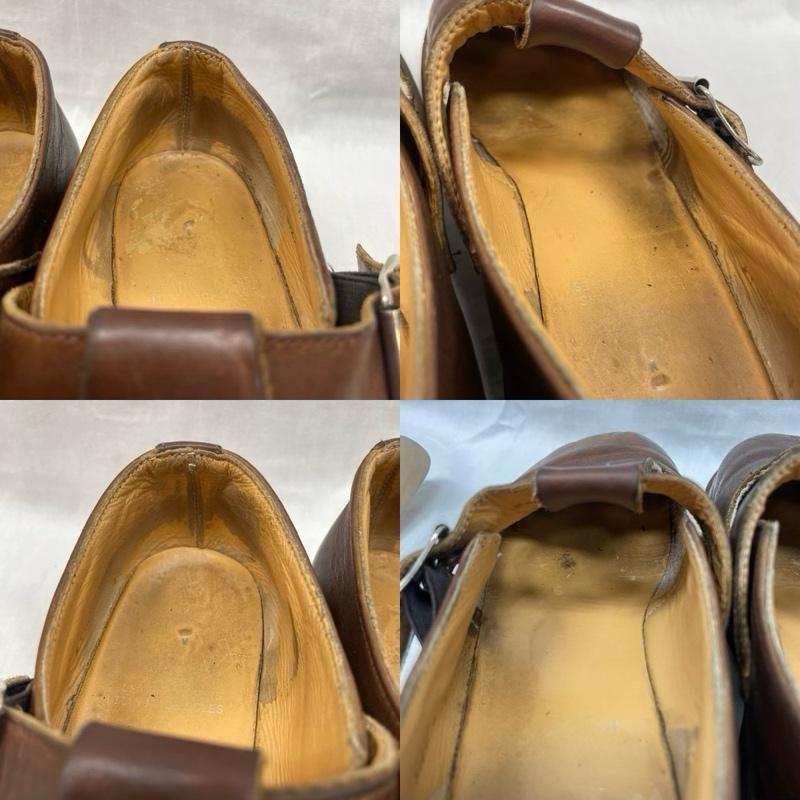 ⭕️レア⭕️　ドクターマーチン　UK製　モンクストラップ　ブラウン UK7 ドクターマーチン 英国製 モンクストラップ シューズ レザー ブラウン