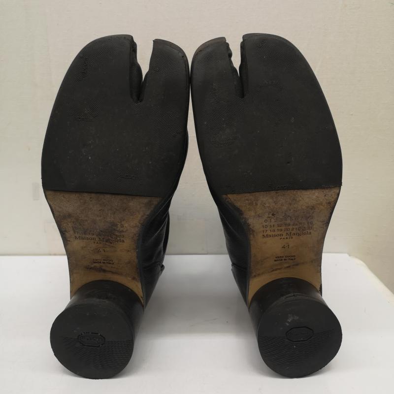 メゾン マルジェラ 21SS TABI BOOTS レザー 足袋 ブーツ シボ革 ヒール
