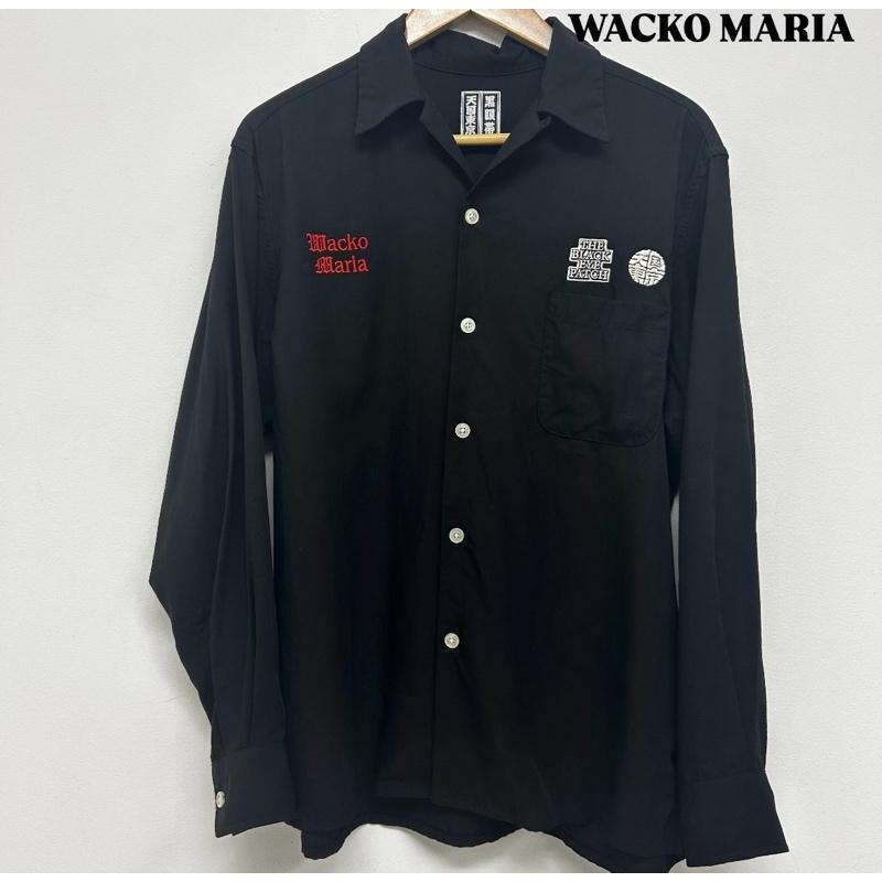 ワコマリア WACKO MARIA 長袖シャツ 刺繍 天国東京 オープンカラー