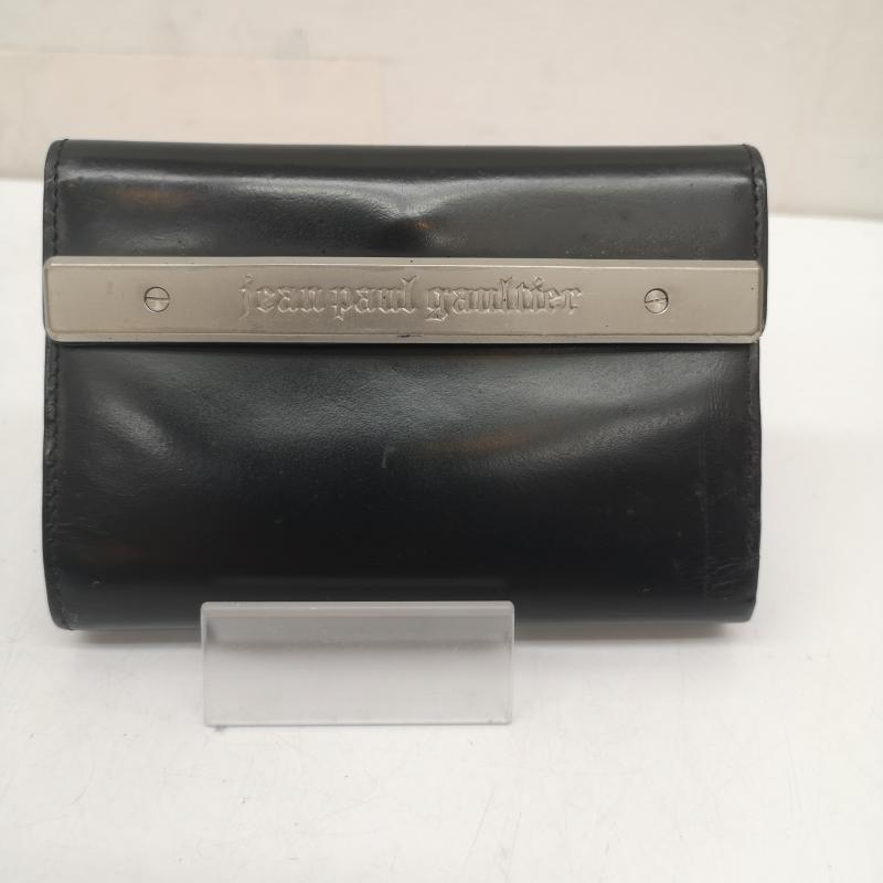 ジャンポールゴルチエ 90s ロゴ プレート 二つ折り 財布 表記無し