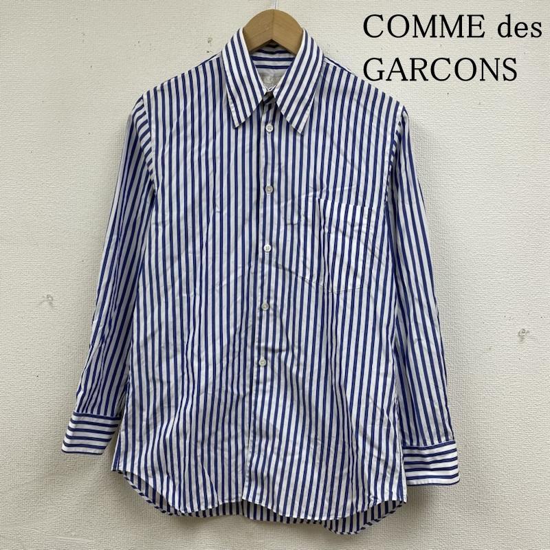 コムデギャルソン 長袖 ストライプ ドレスシャツ ブラウス Shirt