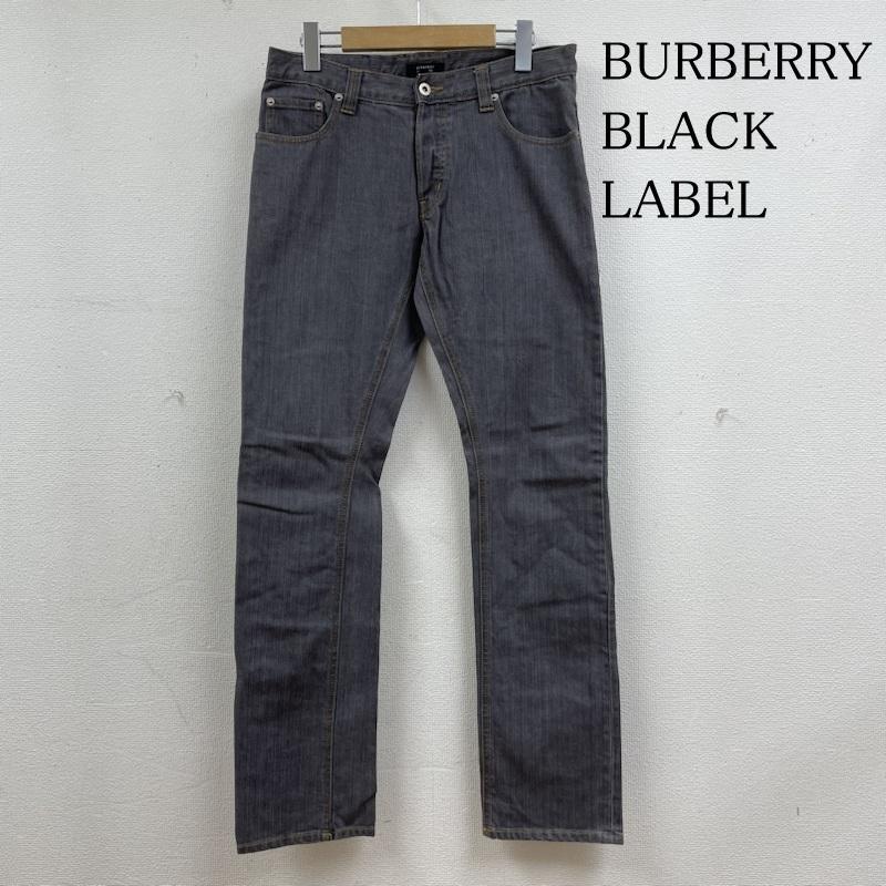 BURBERRY BLACK LABEL ブラックデニム スリムフィット