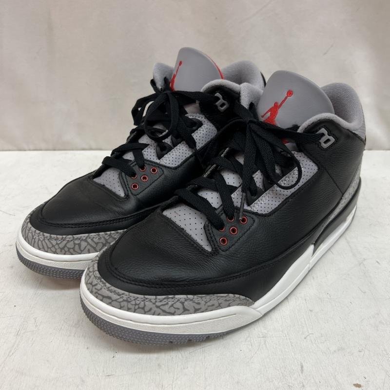 NIKE（ナイキ） AIR JORDAN 3 RETRO BLACK CEMENT DN3707-010 エア 