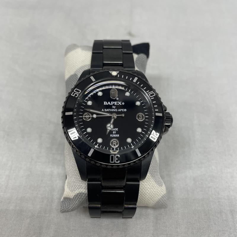 アベイシングエイプ MGD-023 BAPEX ステンレス BLK ブラック ベゼル