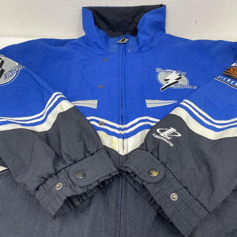 古着 NHL ナイロン ジャケット ホッケー TAMPA BAY LIGHTNING L
