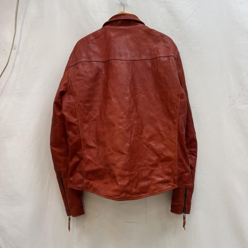 古着 天神ワークス SINGLE COLLAR JACKET JS01 レザー シングル 希少サイズ 48 50142247 ...