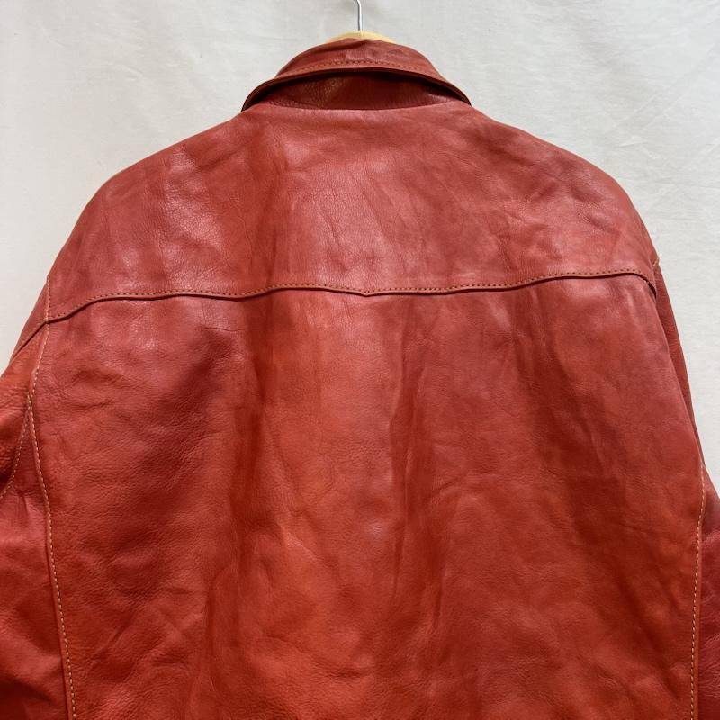 古着 天神ワークス SINGLE COLLAR JACKET JS01 レザー シングル 希少サイズ 48 50142247 ...