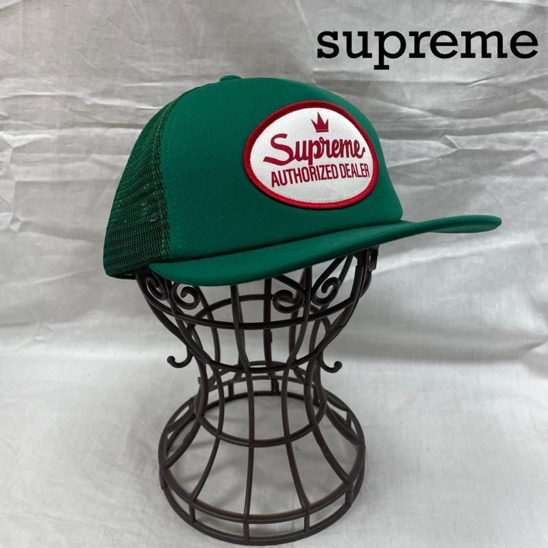 シュプリーム AUTHORIZED DEALER メッシュキャップ GRN グリーン